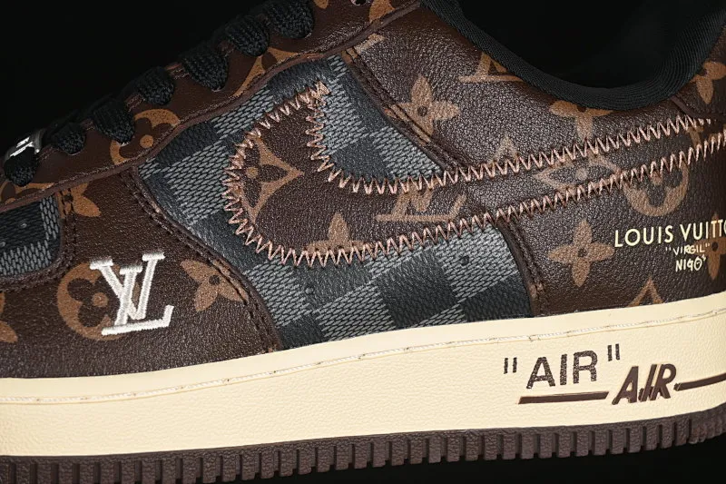 All categories Nk Air Force 1 Air Force series Nk Air Force 1 Low Air Force low top Nike Air Force 1'07 Low LV joint coffee gray Air Force 1 low top casual sneakers SC0601-563